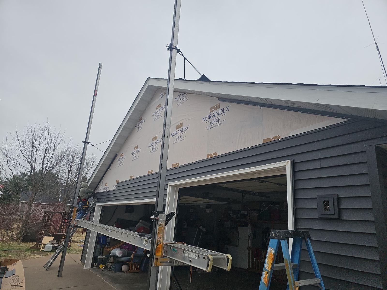 Siding Installation project by Omega Exteriors