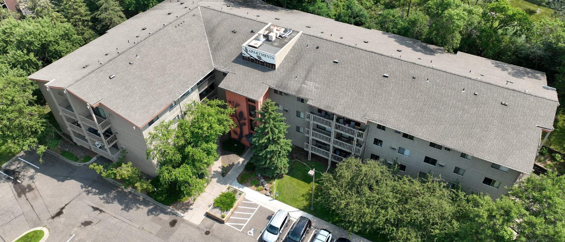 multi-family roof from omega exteriors